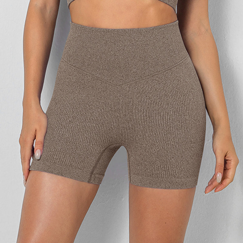 Seamless High-Waist Fitness Shorts for Women