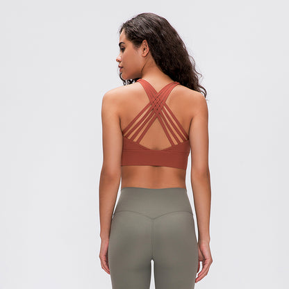 GOMIFLEX Cross-Back Sports Bra