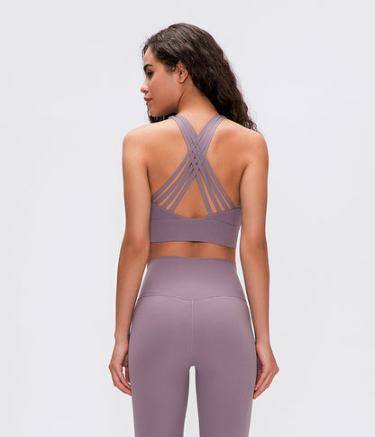 GOMIFLEX Cross-Back Sports Bra