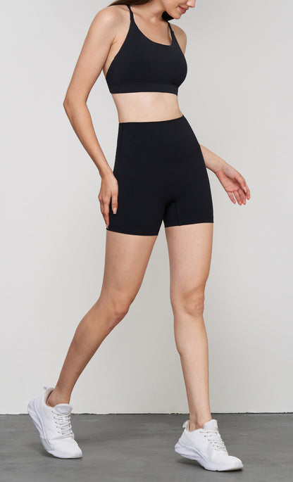 V-Waist Scrunch Biker Shorts