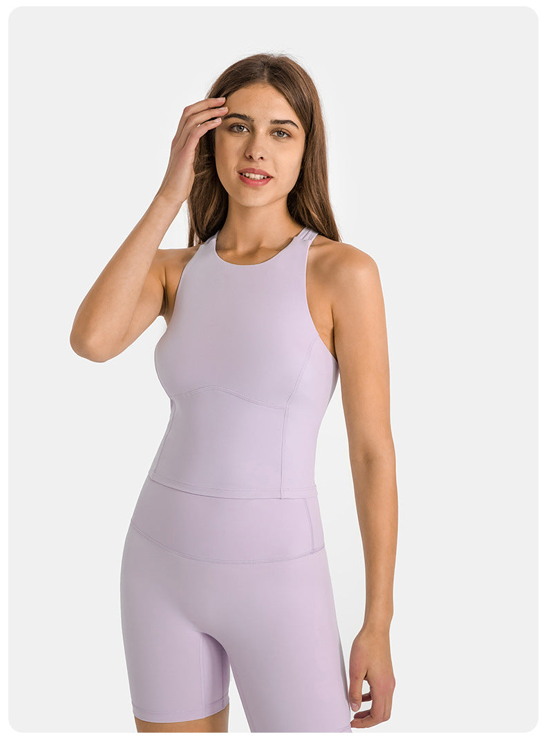 GOMIFLEX Seamless Strappy Yoga Top Tank