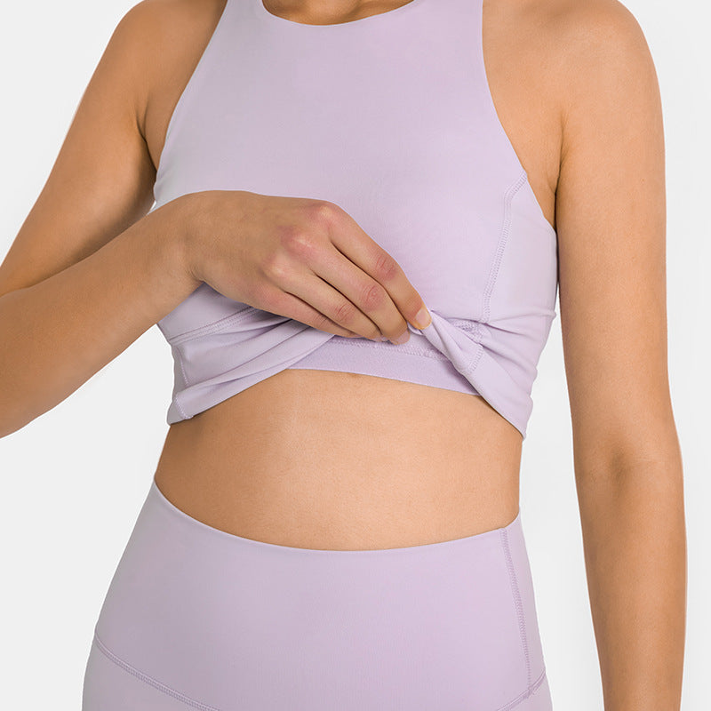 GOMIFLEX Seamless Strappy Yoga Top Tank