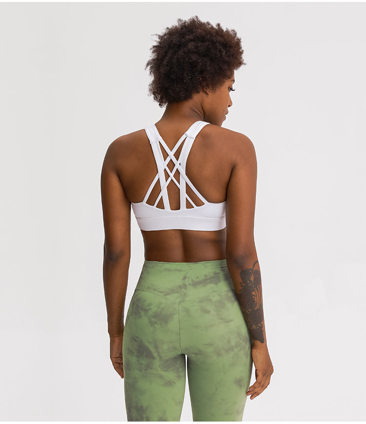 GOMIFLEX Cross-Back Sports Bra