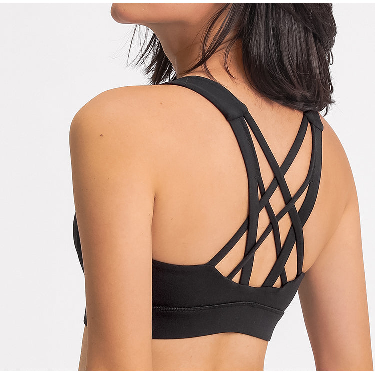 GOMIFLEX Cross-Back Sports Bra