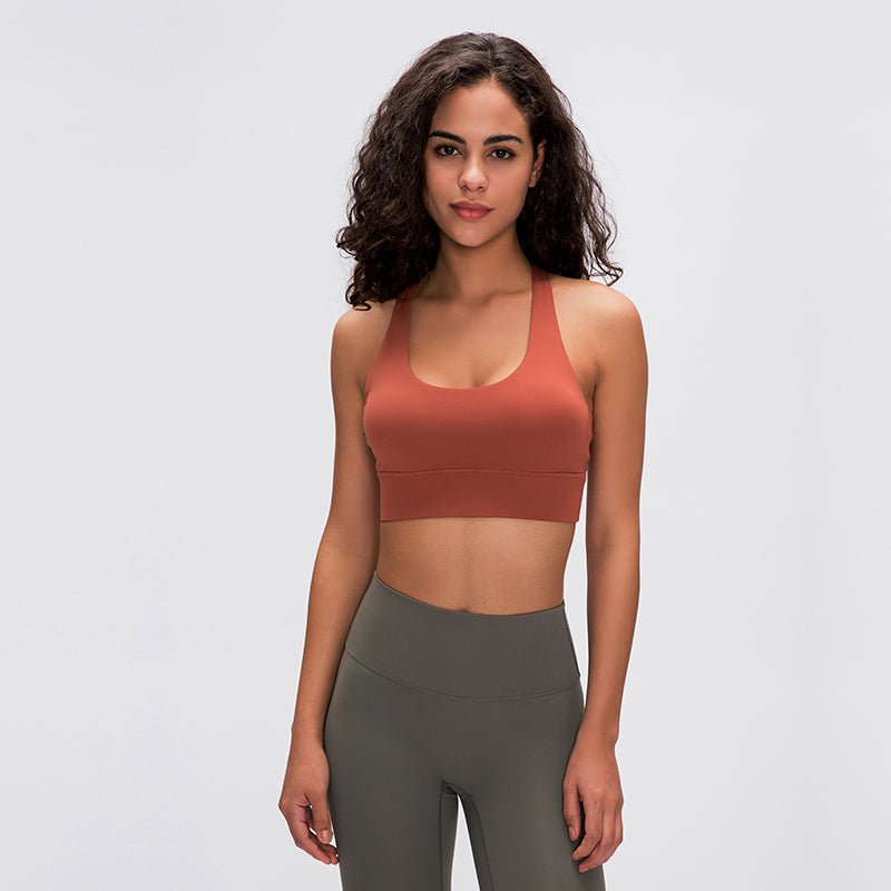 GOMIFLEX Cross-Back Sports Bra