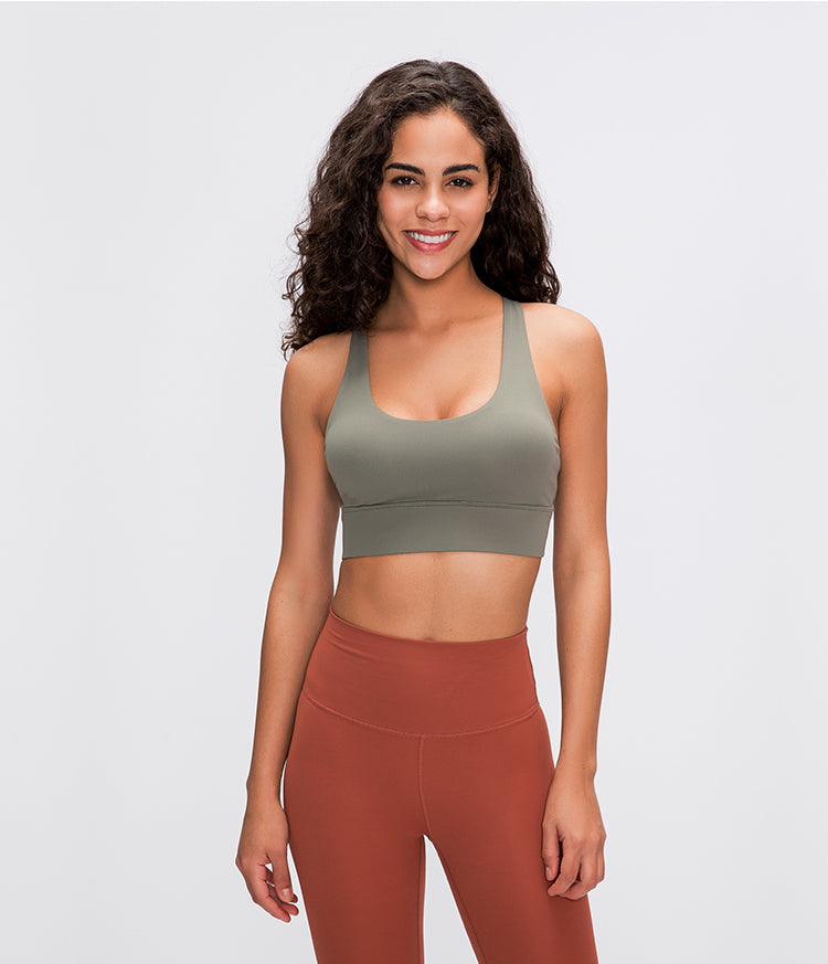 GOMIFLEX Cross-Back Sports Bra