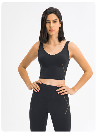 GOMIFLEX Supportive Cropped Sports Bra