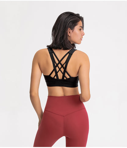 GOMIFLEX Cross-Back Sports Bra