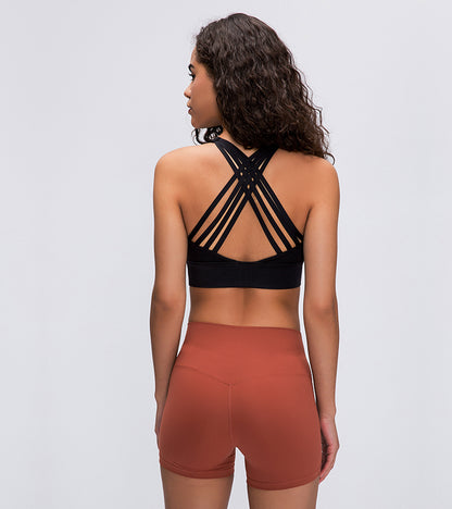 GOMIFLEX Cross-Back Sports Bra