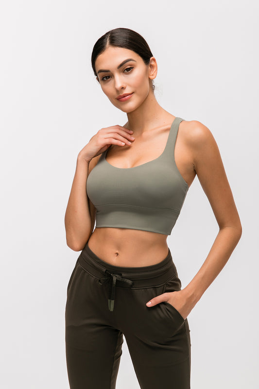 Strappy Back Sports Bra